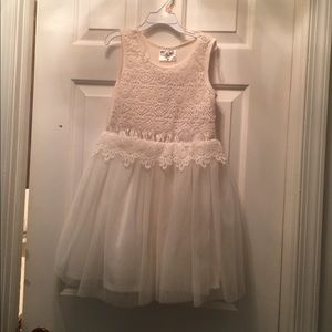 Girls ivory dress